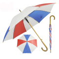 Cadre de mode coloré de qualité supérieure Cadre en bois et parapluie de poignée en J en bois avec imprimés de logo